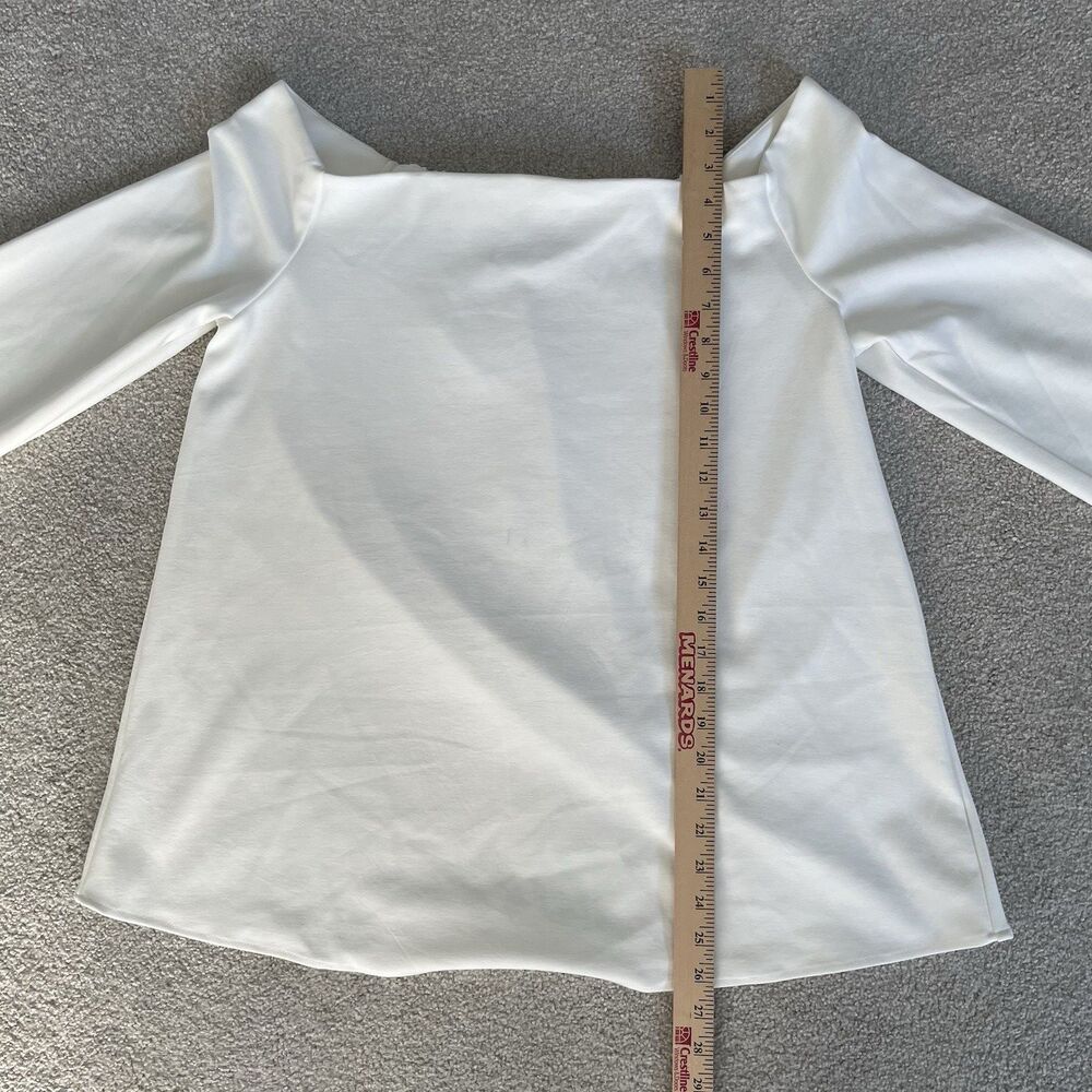 Tuckernuck White Miranda Off The Shoulder Blouse Top 3/4 Sleeve Women's Size XL - Picture 12 of 12